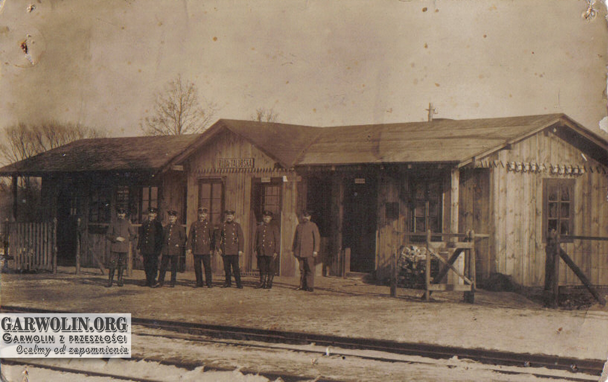 Stacja kolejowa Ruda Talubska w okresie I W.Ś.