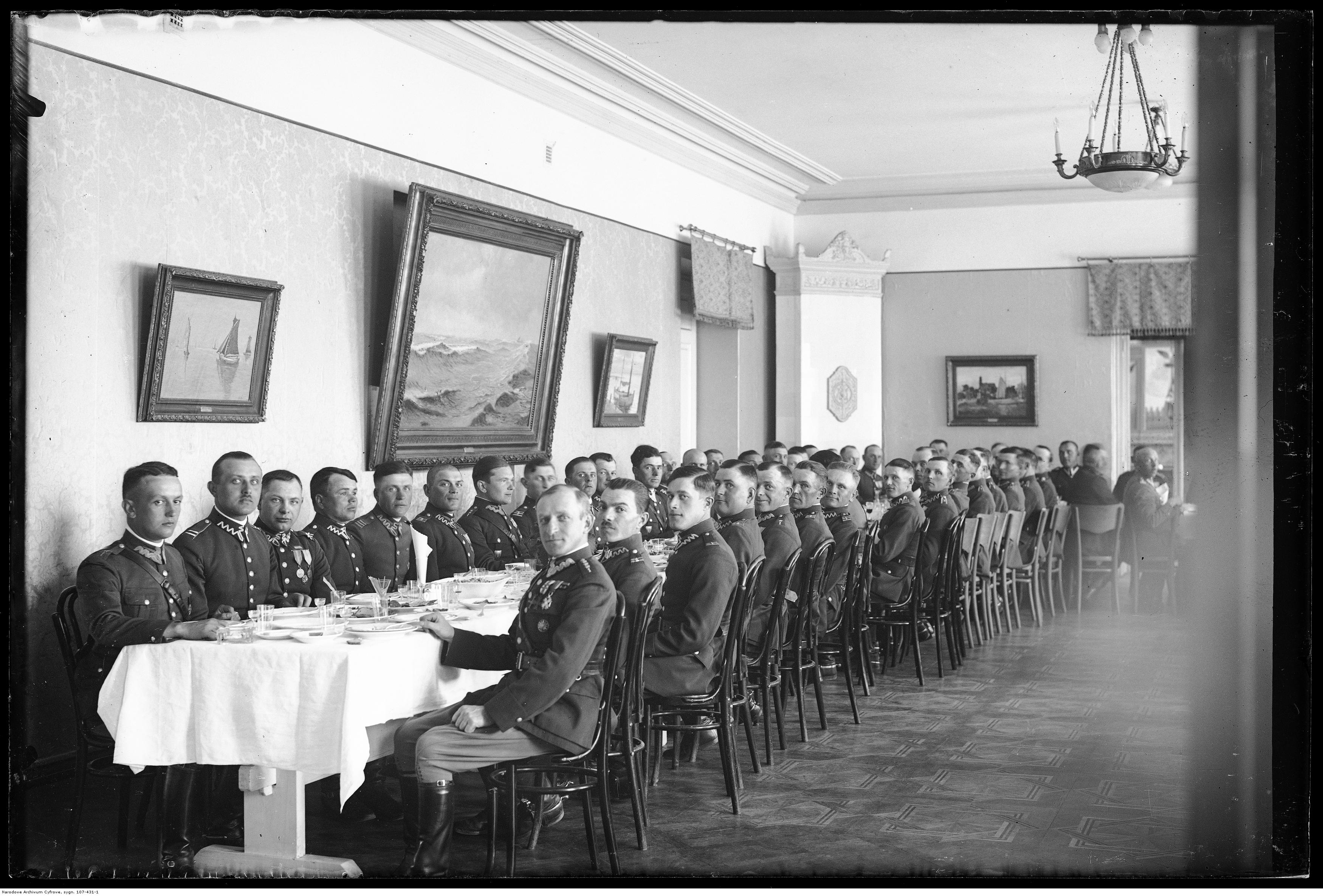 Obiad kadry oficerskiej 1.PSK