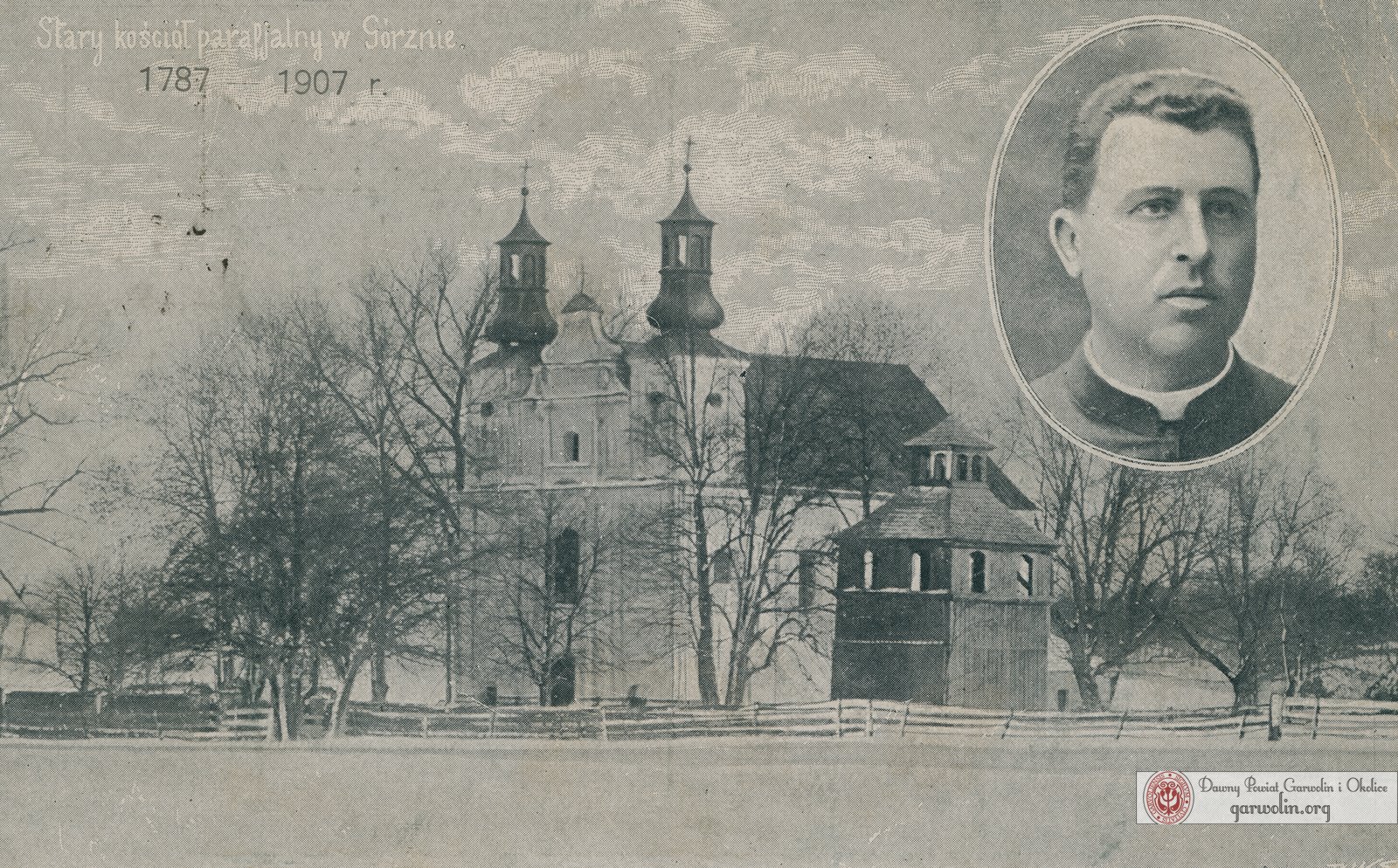 Kościół w Górznie - stan z 1907 r.