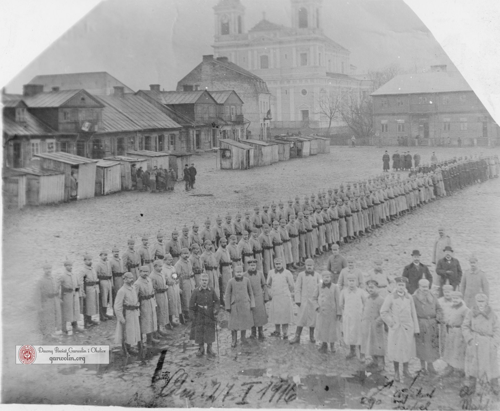 Niemcy w Garwolinie w 1916 r.