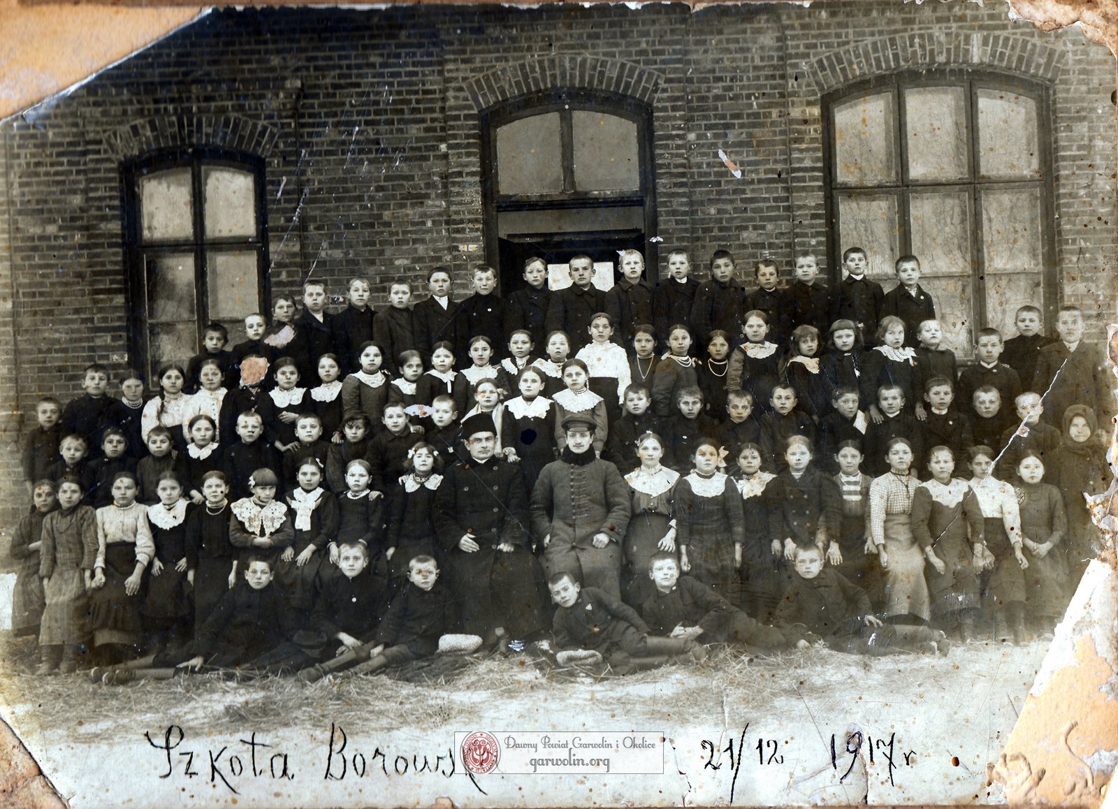 Szkoła w Borowiu 1917 r.